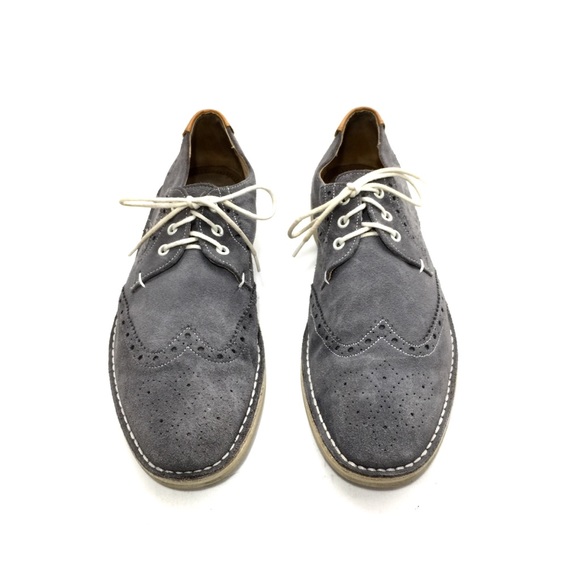 - SOLD - Ted Baker London Gray Suede Brogues - Picture 5 of 8